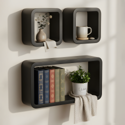 Wooden Shelves 3 Pcs